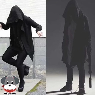 My EF★買衣服-連帽外套 寬鬆 夾克 國潮街頭外套 情侶裝 ins 外套男 暗黑風格【NL682080】