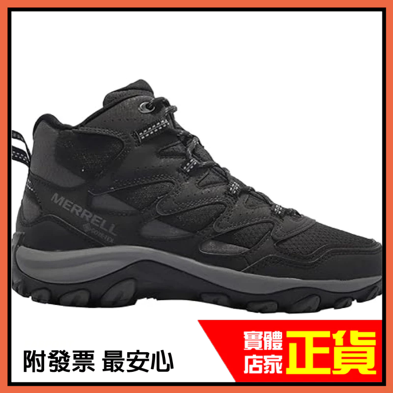 正品附發票 MERRELL WEST RIM SPORT MID GTX  ML036519 登山鞋 戶外鞋 黑魂 全黑