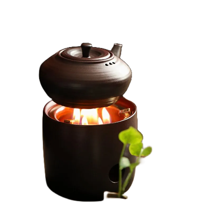 開發票陶瓷酒精燈圍爐煮茶器煮茶爐酒精爐戶外炭爐溫茶器加熱保溫暖茶爐特價