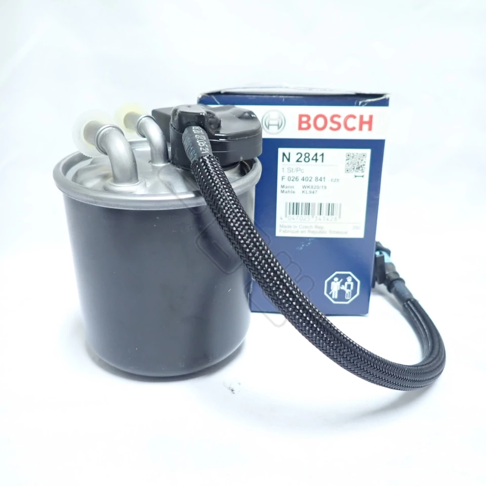 【一百世】BOSCH 柴油芯 WK820 N2841 適用 賓士 W447 V系列 七速 柴油濾芯 柴油濾清器 帶感應線