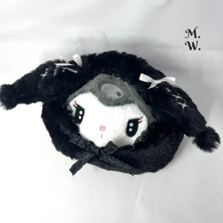 [三麗鷗 日版] 酷洛米 零錢包 化妝包Kuromi (小肩包小包包玩偶擺飾 隨身包 sanrio 庫洛米kurumi