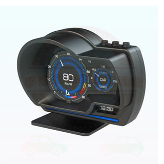 【HUD A500 OBD2+GPS雙系統】輔助提醒 胎壓偵測 固定測速照相 豐田 水溫表 渦輪表 抬頭顯示器