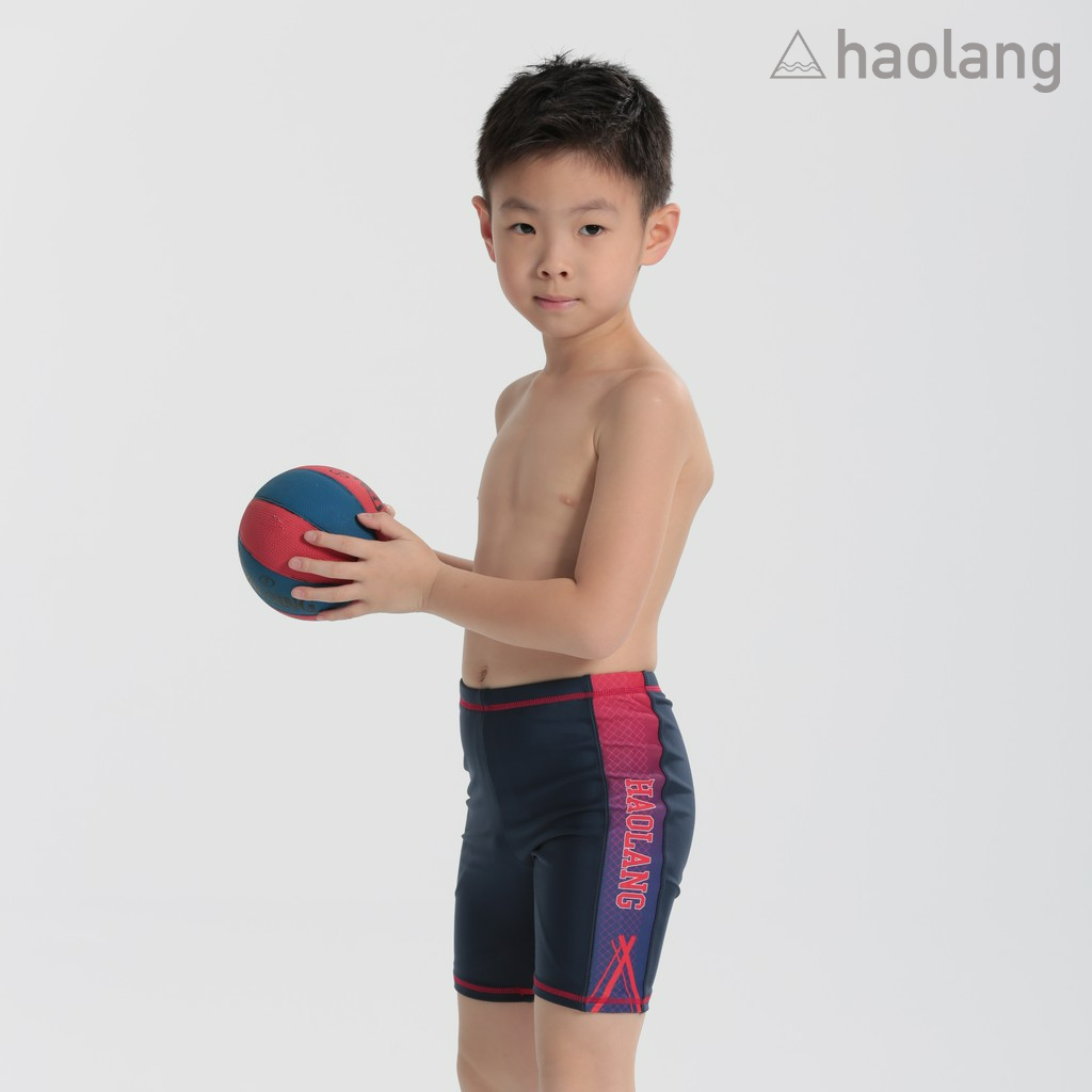 Haolang 籃球隊男童泳褲/游泳課/溫泉