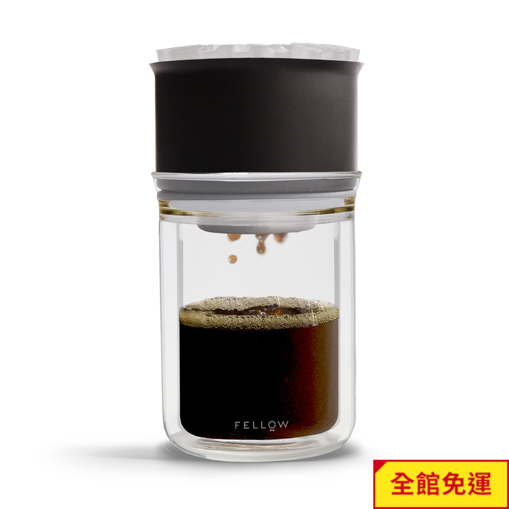 FELLOW- [X]Dripper Set 不鏽鋼雙層真空濾杯組(1-2人份) 閃物咖啡