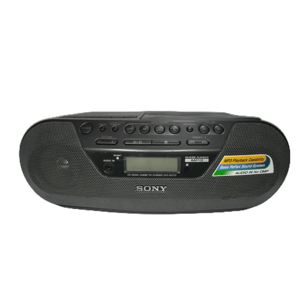 新力/索尼 SONY  CD/卡帶/FM/AM 手提式收音機 二手商品