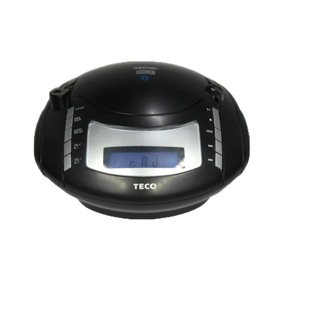 TECO 東元 CD/USB/FM/藍牙/時鐘 手提式收音機 型號XYFSC108B 二手商品