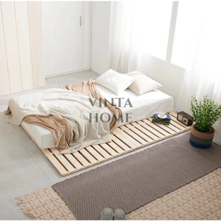 韓國原木床板 矮床 落地床 實木床架 防潮床板 紐西蘭進口松木 可折疊床架 榻榻米 （多尺寸/可客製化）