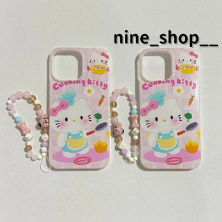 \現貨秒出/iphone14pro max手機殼Hello kitty手機殼送手機掛鍊
