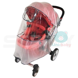 板橋【uni-baby】VIVIBABY 雨罩 嬰兒車防雨罩(大型手推車適用 透氣加大 防風防塵防疫罩 )