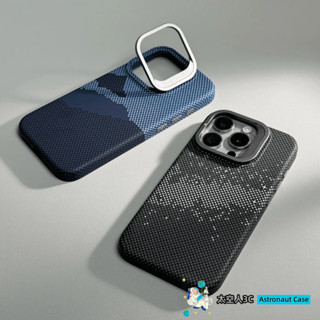 Magsafe磁吸手機殼 山與星河圖案浮鵰 自帶支架 適用iPhone16 15 14 13 Pro Max 蘋果保護殼