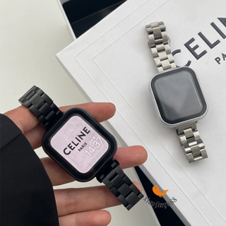 《xiaojinyu88》金屬不鏽鋼錶帶適用於Apple watch s97代蘋果手錶iwatch SE 44/45mm