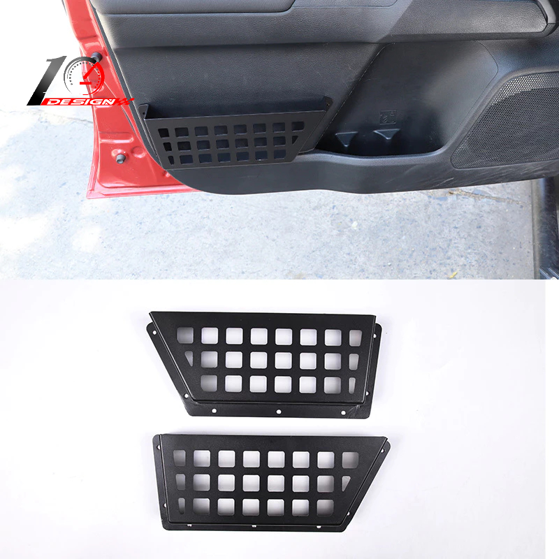 Toyota 豐田 塔庫瑪 Tacoma 鋁合金黑色 汽車門板儲物架 儲物籃 收納盒 雜物盒