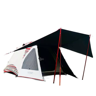 OutdoorBase Skypainter彩繪天空鋁合金六人帳270帳篷 23038 黑黑帳 黑膠帳《臺南悠活運動家》