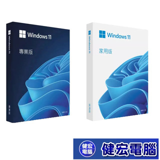 Windows 11 家用 專業 中文版 完整盒裝版 WIN11