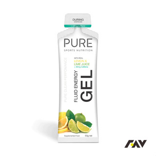 【FAV 運動補給】★紐西蘭 PURE 天然果膠- 檸檬＋咖啡因(50g)