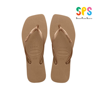 HAVAIANAS 哈瓦仕 SLIM SQUARE LOGO METALLIC 女性款 HF4F8257Y2