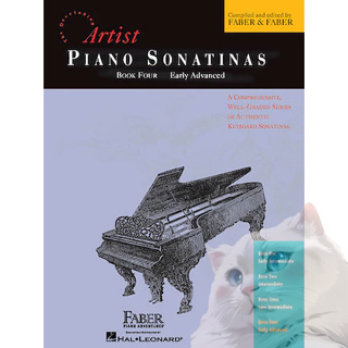 ❰跳跳譜❱「英文版」Faber４-Piano Sonatinas「芬貝爾４級 鋼琴小奏鳴曲」HL00420202