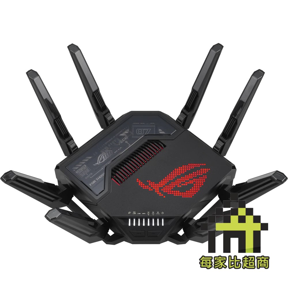 華碩 ROG Rapture GT-BE25000 無線 路由器 ASUS WiFi 7 四頻 10G 越南製【每家比】
