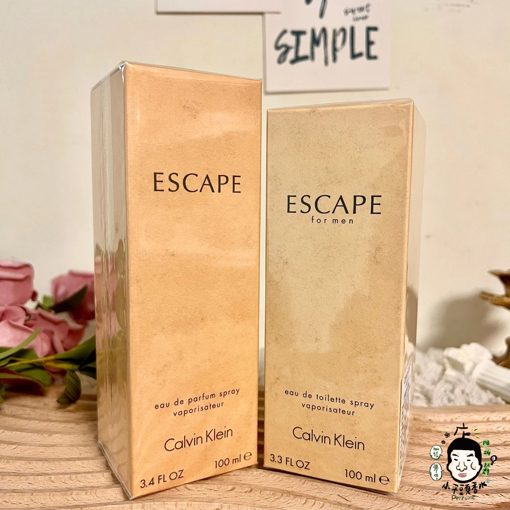 Calvin Klein CK Escape 逃離 男性淡香水  / 女性淡香精 100ml  《小平頭香水店》