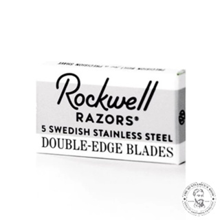 [現貨] 義大利進口 Rockwell 雙刃刀片 瑞典不銹鋼 刮鬍刀 1盒5片