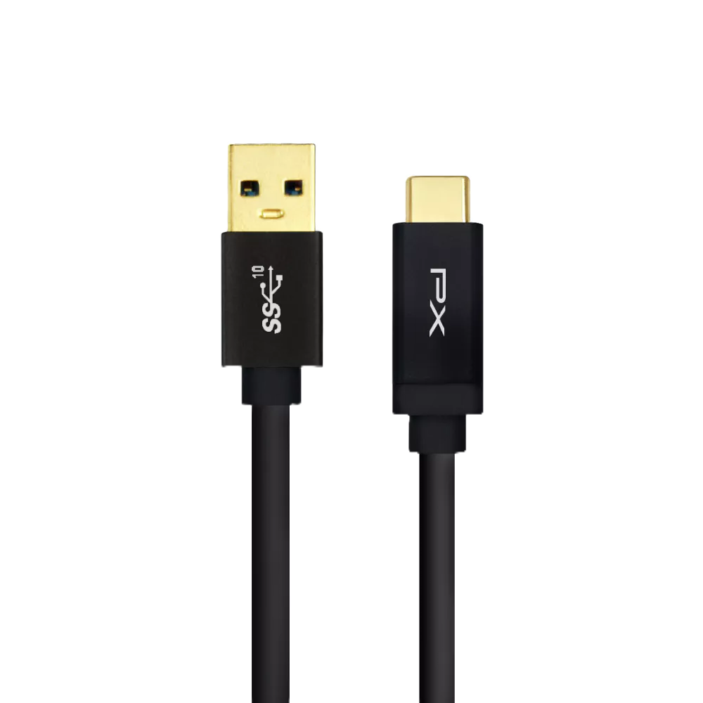 PX大通 UAC3X-1B 超高速充電傳輸線 USB 3.1 Gen2 C to A超高速充電傳輸線 1米