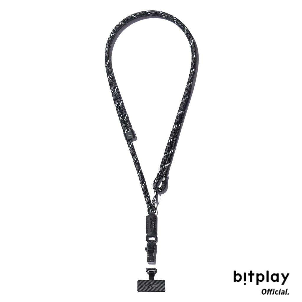 【bitplay】8mm 兩用掛繩背帶 暗夜黑  (含掛繩通用墊片）