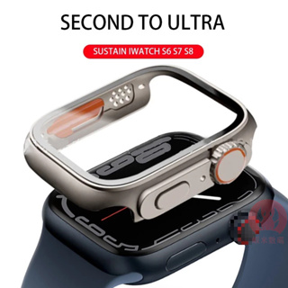 秒變ultra 保護殼 適用於apple watch 87654SE蘋果手錶45 44 41 40mm i 屏幕保護殼