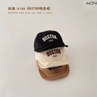 ins字母 刺繡 鴨舌帽 嬰兒 帽子 春秋新款 韓版 短簷 寶寶鴨舌帽 兒童棒球帽 兒童帽子 大童帽子 男童帽子