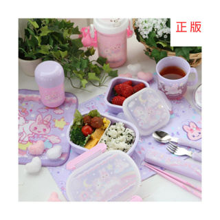 日本Usamomo萌兔桃桃-便當盒 水果盒 野餐盒 保鮮盒 獨角獸 餐具 筷子湯匙叉子 系列組合