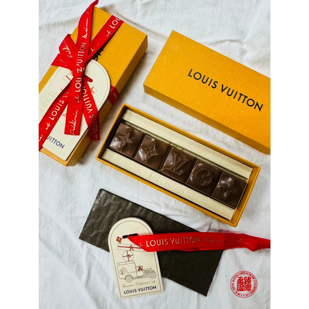 現貨 Louis Vuitton 巴黎限定 棋盤巧克力 榛果巧克力球 巧克力醬