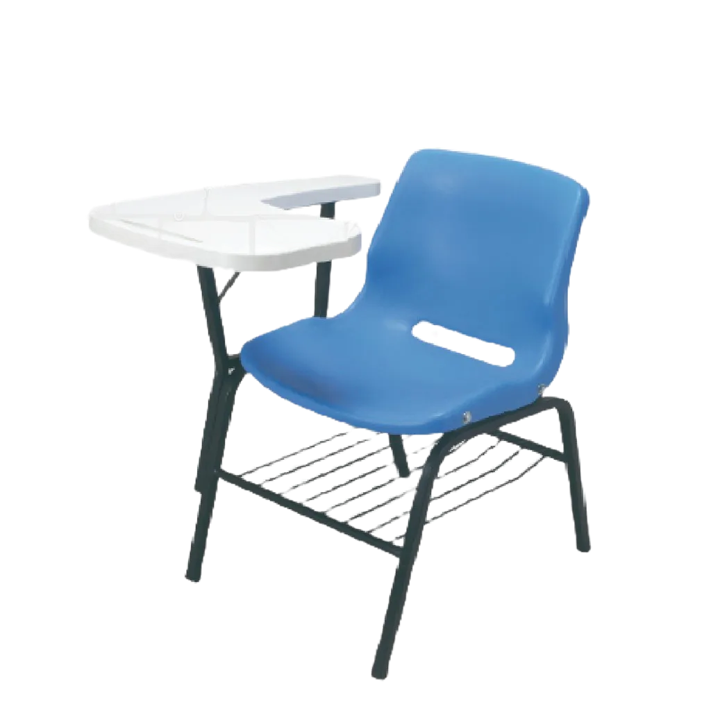  【柴購桌椅】單人固定式課桌椅 PP-106D 連結椅 個人桌椅 書桌 課桌 教室桌椅 學校推薦