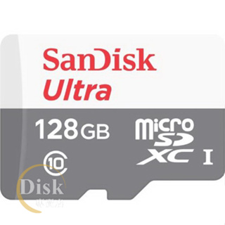 【公司貨】SanDisk C10 128G microSD 小卡 TF記憶卡(手機/監視器)