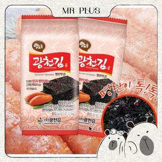 MR韓國 廣川海苔 明太子風味海苔 零食(1袋12包)