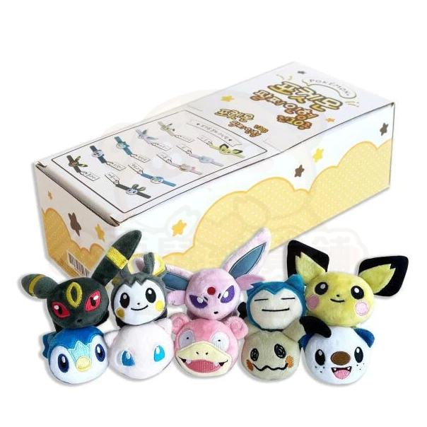 韓國正版授權神奇寶貝寶可夢Pokemon 皮丘/卡比獸/水水獺/太陽月亮伊布/謎擬Q/呆呆獸/波加曼/電飛鼠-手環娃娃