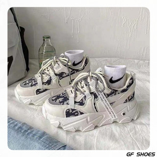 【GF SHOES】免運🎫 爆款老爹鞋女 厚底鞋 女生老爹鞋 增高 運動鞋 顯腳小老爹鞋女ins潮2024年春夏薄款印