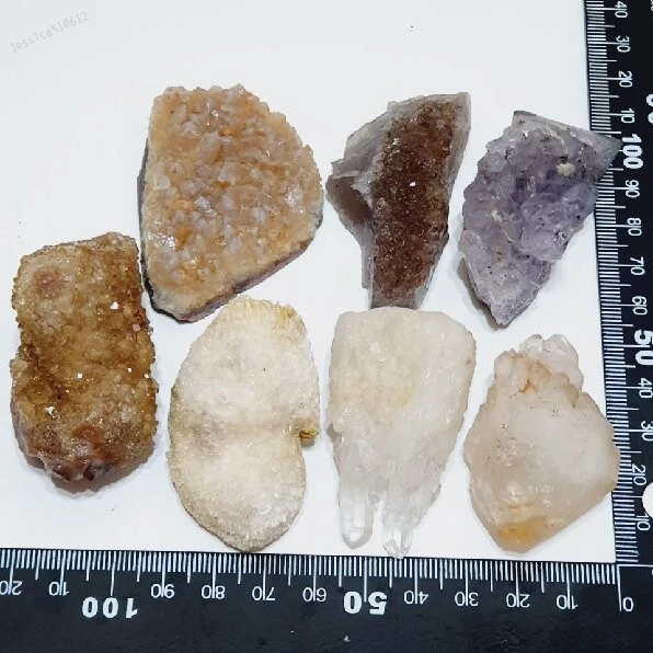 紫水晶 黃水晶 白水晶 晶簇隨機出貨一入 收藏 原石 原礦 教學 標本 J926S S97 收藏 盆栽魚缸造景