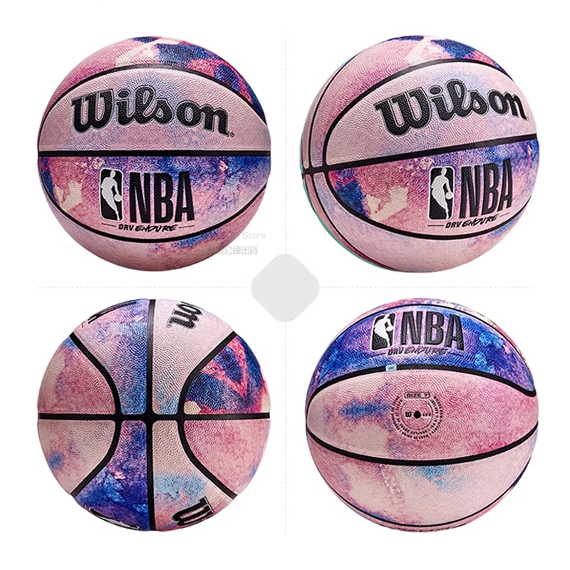 Wilson 星空色籃球 台灣出貨 七號球 男生球 室外籃球 防滑 籃球 7號球【R82】