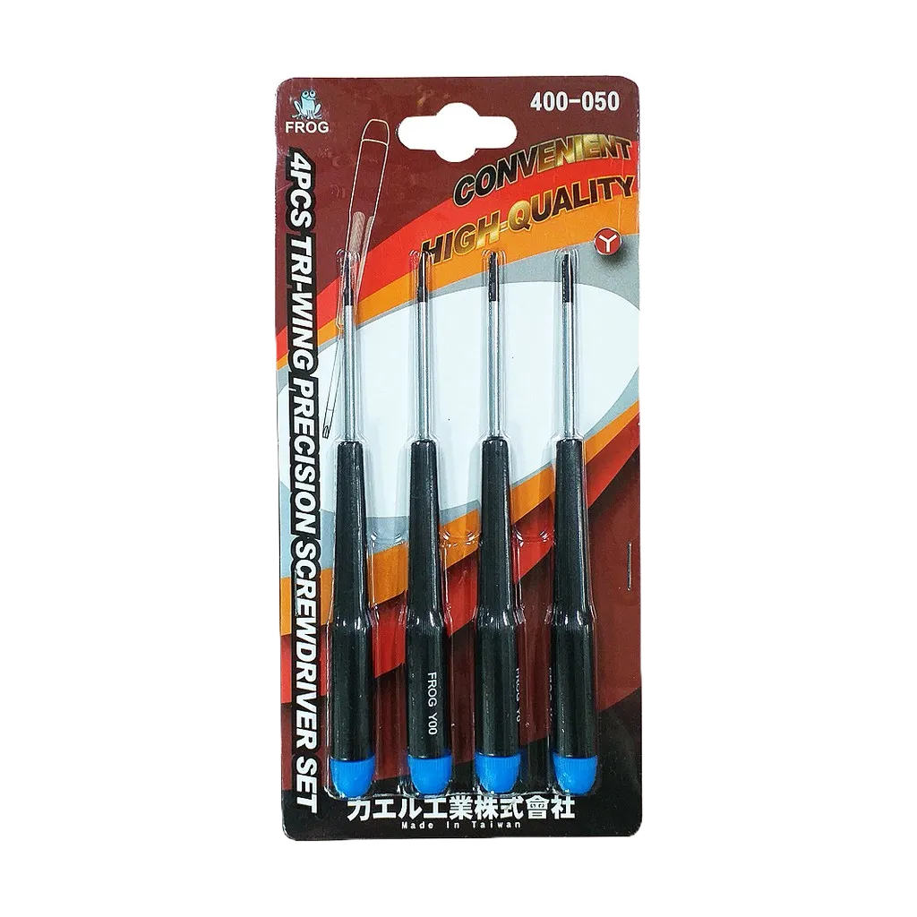 FROG蛙印電工 蛙牌 400-050 人字型起子組 Y字型起子 Y型起子 人型起子 精密起子 螺絲起子 玩具 模型