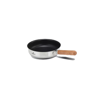 Bell Rock BR-24W 複合金304食用級不鏽鋼不沾平底鍋24cm 韓國製 手把可拆式收納《臺南悠活運動家》