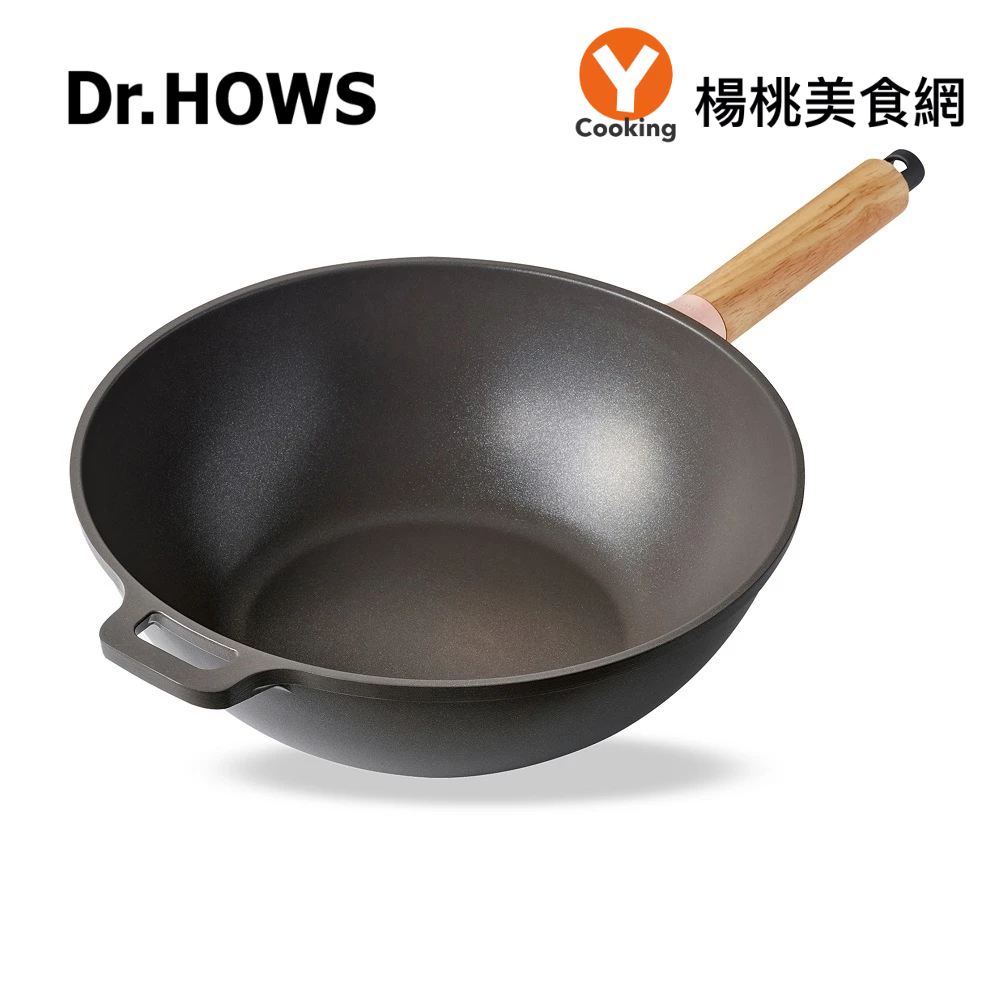 【Dr.HOWS】BOSQUE崗岩蓄熱不沾炒鍋(28cm)【楊桃美食網】
