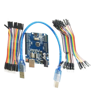 ic995 - UNO 開發板 ATmega328P 單片機模組 相容 arduino 附USB線和杜邦線 #0515