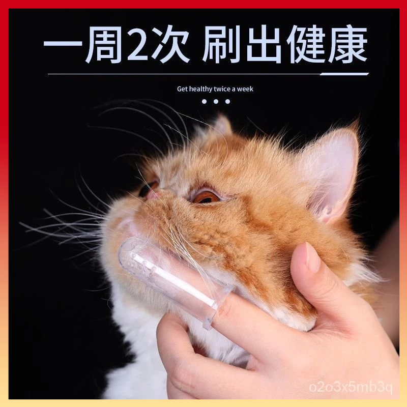 現貨12H🤞貓咪專用刷牙神器 寵物牙刷 指套牙刷 狗牙刷 貓咪牙刷 寵物牙刷 狗牙刷 手指套 狗狗洗牙 小手指套 潔牙套