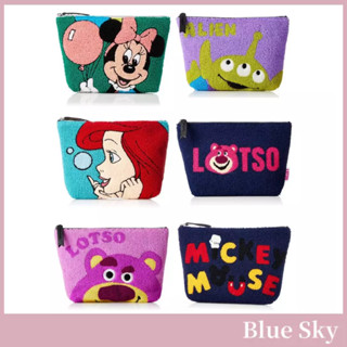 日本代購 Disney 刺繡收納包 旅行收納 大容量化妝包 首飾包文具包拉鍊 公主米妮米奇維尼玩具總動員三眼怪小飛象