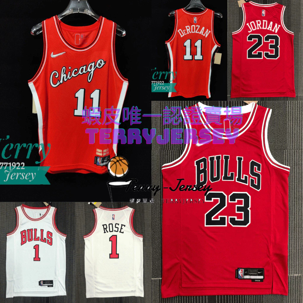 TerryJersey 公牛 75周年 鑽石標 Nike SW NBA 球衣 全隊都有 公牛隊 公牛球衣 Bulls