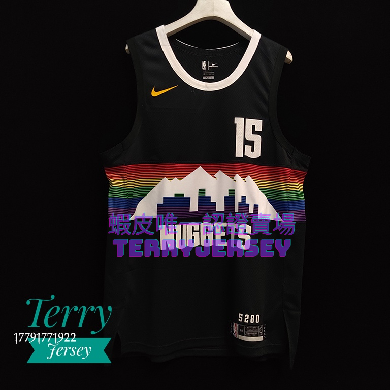 TerryJersey 金塊 黑礦山 城市版 AU球員版 NBA 球衣 全隊都有 Nike 電繡 金塊隊 金塊球衣
