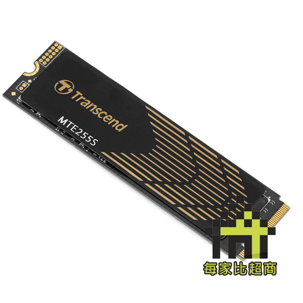 Transcend 創見 MTE255S 1TB/2TB M.2 2280 NVMe Gen 4x4 SSD 固態硬碟
