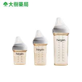 hegen 金色奇蹟PPSU多功能方圓型寬口奶瓶 150ml/240ml/330ml 單入/雙入 大樹
