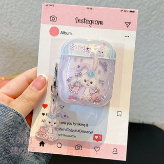 紫色 迪士尼 星黛露 質感 防摔 airpods 4代 耳機套 3代 pro 2 1代 2代 蘋果 藍芽耳機殼 耳機殼殼