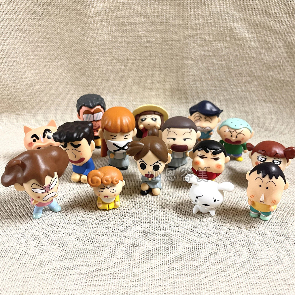 「現貨」🧸"可挑款" 正版 蠟筆小新 萌粒 崩壞表情包 琦玉紅蠍隊 Q萌 公仔 系列 盲盒 mini 迷你