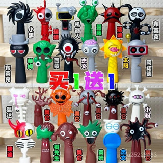 【臺灣-出貨】節奏盒子週邊手辦 1-10階段腐化形態 sprunki音樂遊戲 節奏盒子公仔 網紅模型玩具